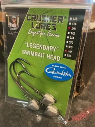 Legendary Swimbait Head – Crusher Lures